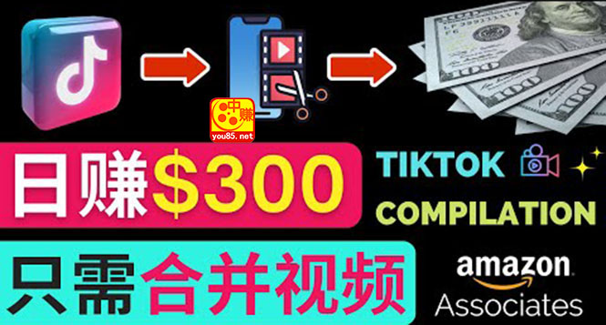 【副业项目3813期】搬运Tiktok短视频到Youtube赚钱，只需下载，合并视频，日赚300美元-金九副业网