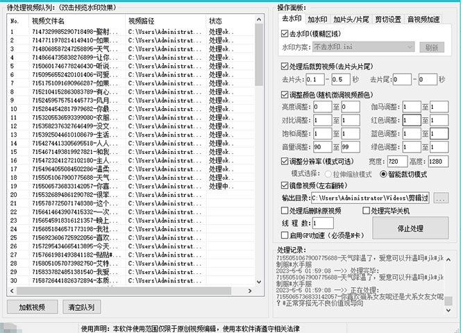 【副业项目5774期】抖音暴力起号，短视频美女号起号项目+千部擦边资源+批量剪辑去重软件-金九副业网