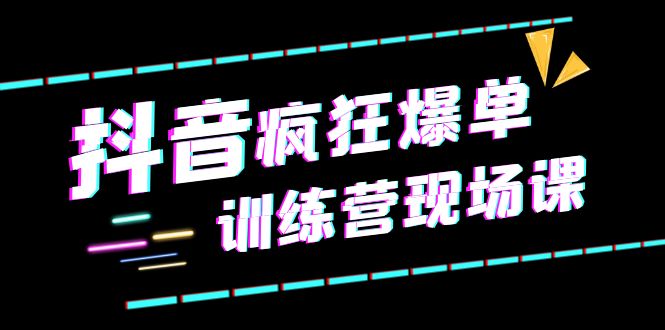 【副业项目6295期】抖音短视频疯狂-爆单训练营现场课（新）直播带货+实战案例-金九副业网