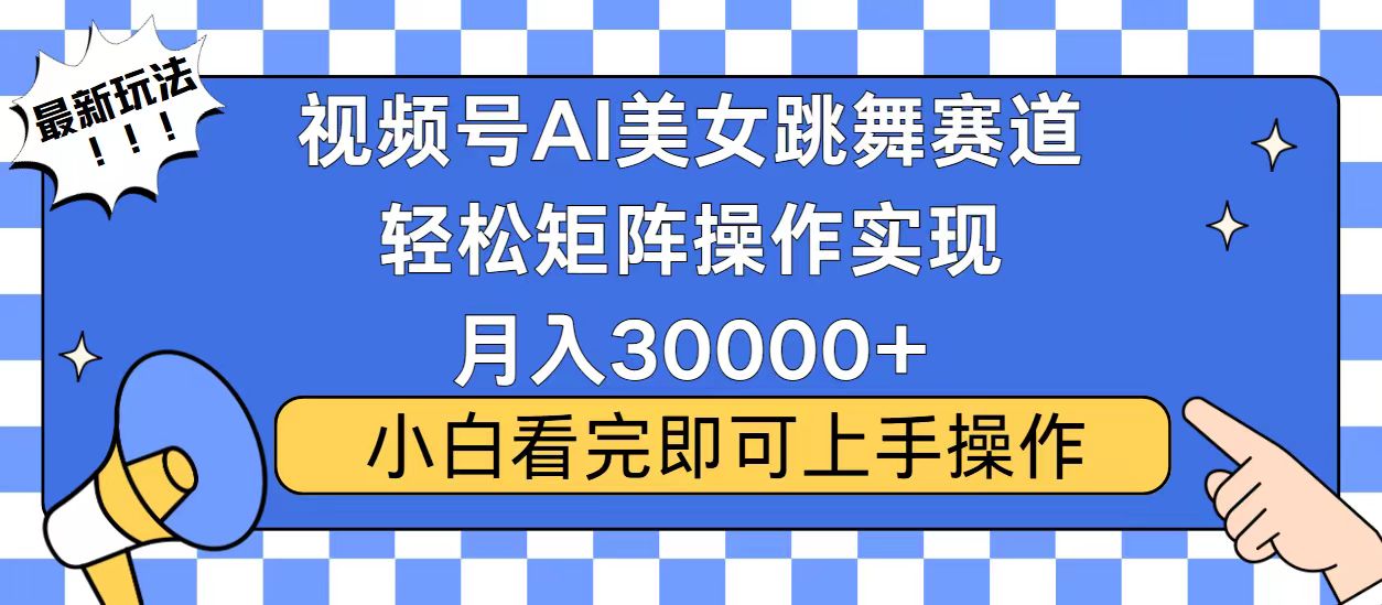 视频号2025最火最新玩法，当天起号，拉爆流量收益，小白也能轻松月入30000+-金九副业网